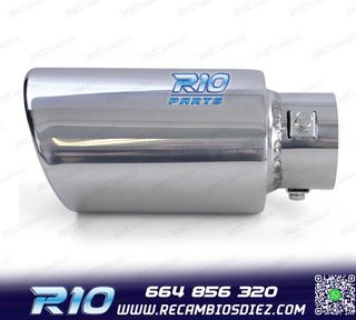 COLA ESCAPE UNIVERSAL ACERO INOX OVALADO 88MM