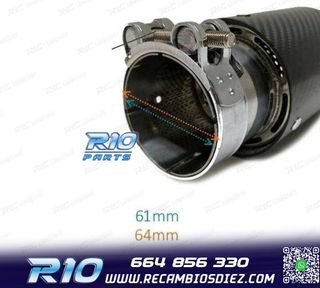 COLA ESCAPE BMW LOOK M CARBONO