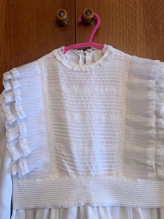 Vestido de comunión niña blanco