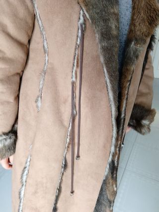 Cappotto lungo donna scamosciato Ness taglia 44