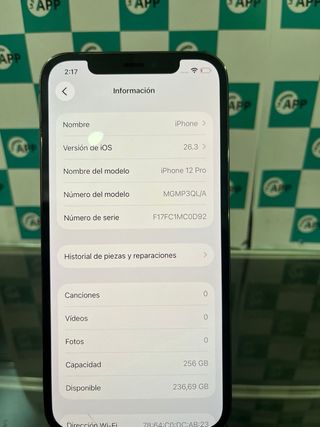 iPhone 12 Pro 256GB Gris