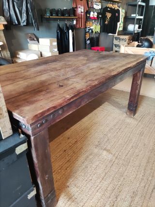 Mesa de madera maciza / mesa de trabajo