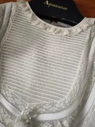 Vestido de Comunión Niña Blanco