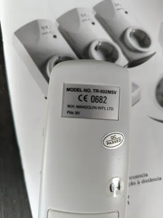 4 Enchufes Controlados RF + Mando