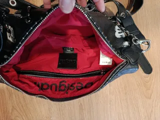 Bolso Desigual Negro Mickey Mouse