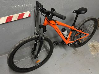 Bicicleta Rockrider Naranja 8-13 años