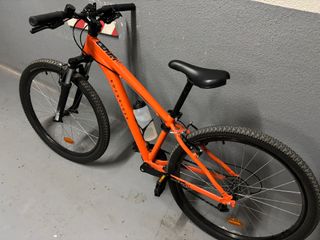 Bicicleta Rockrider Naranja 8-13 años