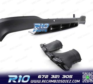 DIFUSOR MERCEDES GLC X253 15-18 LOOK AMG GLC63 PDC + COLAS E