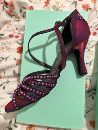 Zapatos de baile Reina iridiscentes