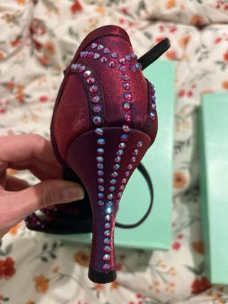 Zapatos de baile Reina iridiscentes