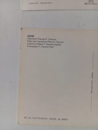 Udine: Città Italiane Nordest 4 Cartoline