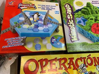 Lote 5 juegos de mesa: Kinetic, Operación, Tozudo,