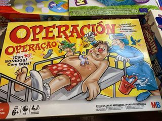 Lote 5 juegos de mesa: Kinetic, Operación, Tozudo,