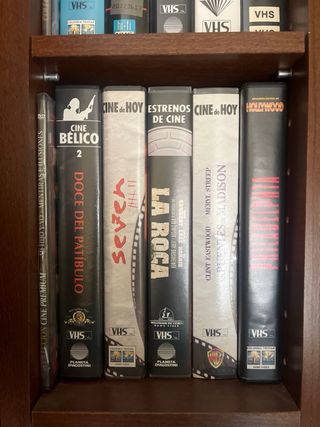 Lote 6 Cintas VHS Películas Acción Aventura