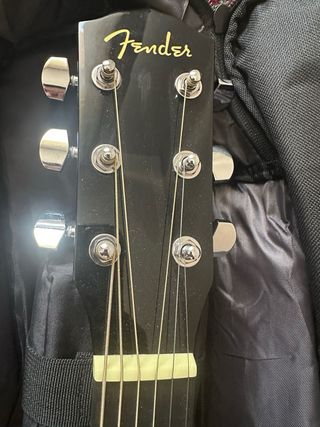 Guitarra Fender CD-60 Acústica Negra + funda