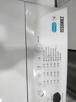 Lavadora Zanussi 6kg 1200rpm