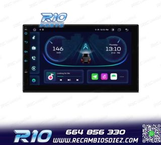 RADIO GPS ANDROID 14 2DIN 7" MULTIMEDIA GPS HD 3 USB SD