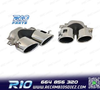 COLAS DE ESCAPE MERCEDES GLE W167 19- LOOK GLE53 CROMO