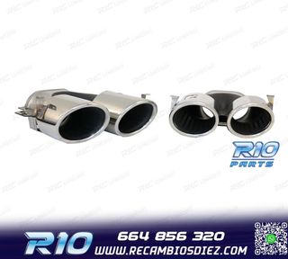 COLAS DE ESCAPE MERCEDES GLE W167 19- LOOK GLE53 CROMO