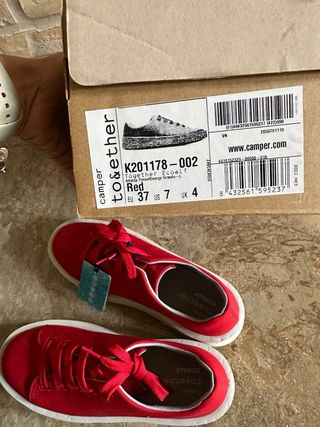 Zapatillas Camper Rojas