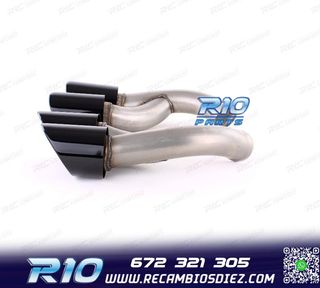 COLAS ESCAPE PORSCHE CAYENNE 92A 14-17 LOOK GTS NEGRO