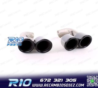 COLAS ESCAPE PORSCHE CAYENNE 92A 14-17 LOOK GTS NEGRO