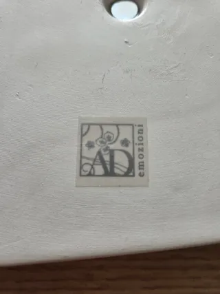 Quadro ceramica sposi cuore rosso