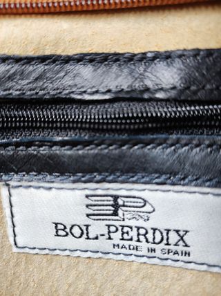 Bolso cartera piel cocodrilo patchwork