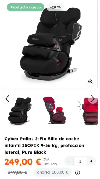Silla Cybex Pallas M-Fix