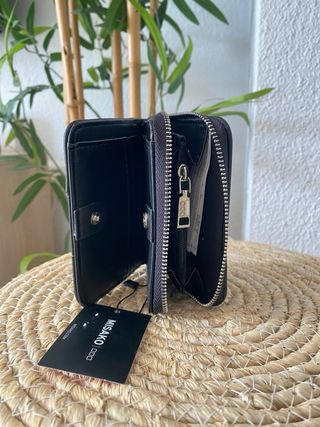Monedero Misako negro tachuelas