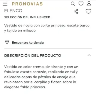 Vestido de Novia Nuevo con Etiquetas