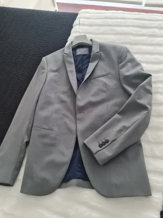 Americana Zara Lana Gris Talla M