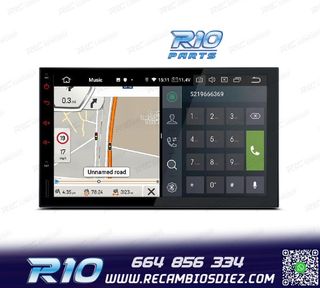 RADIO GPS ANDROID 14 2DIN 7" MULTIMEDIA GPS HD 3 USB SD