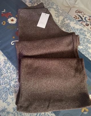 Conjunto ZARA Jersey y Pantalón Marrón Talla S