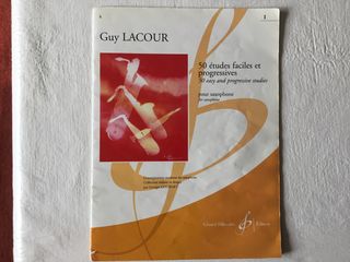 Guy Lacour 50 estudios fáciles y progresivos Saxo