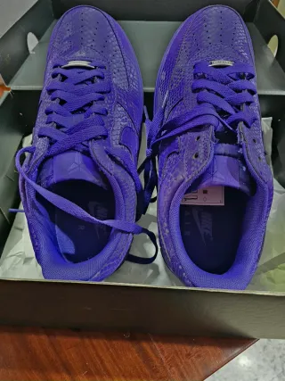 Nike Air Force 1 Viola Pelle Serpente