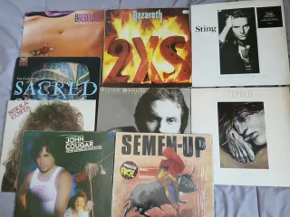 Vinilos varios precios  Heavy metal Rock pop spain
