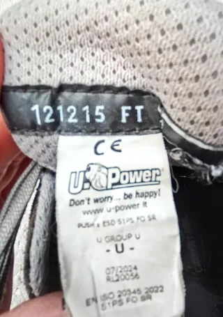 Zapatos de seguridad marrones y grises