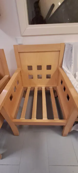 Butacas de madera