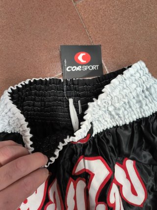 Pantaloncini Kick Boxing Neri con Stelle Rosse XL