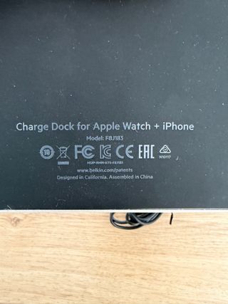 Base carga Belkin Apple Watch + iPhone