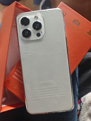 Imitación iPhone Gris/Plateado i15promax