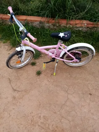 Bicicleta Infantil Btwin Rosa Princesas