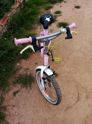 Bicicleta Infantil Btwin Rosa Princesas