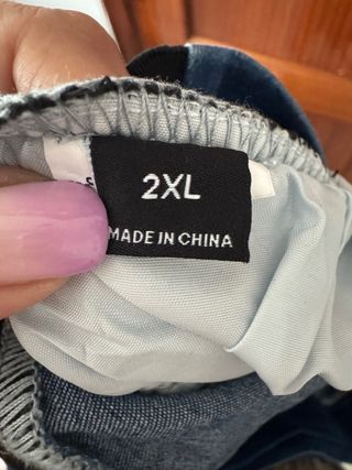 Pantalón vaquero mujer azul