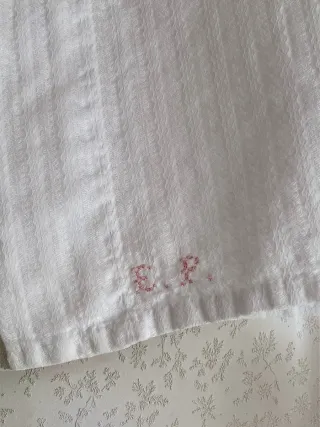 Blusa chambra chaleco antiguo algodon ligero textu