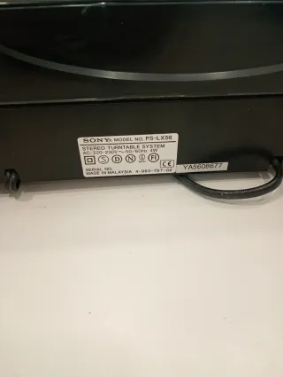 Tocadiscos Sony Negro