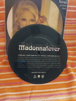 Madonna Fever Picture Disc Single fever