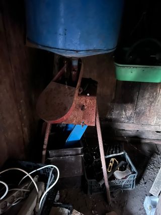 Molino de maíz antiguo