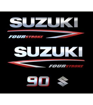 Pegatinas d motor fuera borda Suzuki 90 Fourstroke